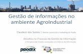Gestão de informações no ambiente agro industrial