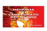 MEMORIA XVII CAMPEONATO DEL MUNDO FRONTON 2014