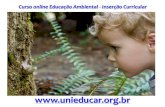 Curso online educacao ambiental insercao curricular
