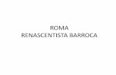 Trabalho Roma - Renascentista Barroco
