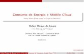 ￼￼Consumo de energia e mobile cloud
