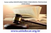 Curso online disciplinas para concursos psicologia judiciaria
