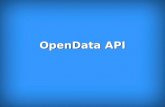 OpenData API