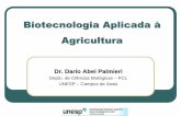 Biotecnologia Aplicada à Agricultura - XXVI SECAM - Unimar, 20/10/14