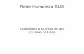 Rede Humaniza SUS: estrutura e dinâmica da Rede - 2.5 anos de história