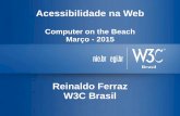 Acessibilidade na web - Computer on the Beach 2015