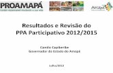 Resultados e Revisão do PPA 2012   2015