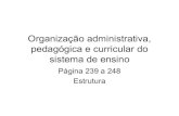 EDUCARE (10) organização administrativa, pedagógica e curricular do sistema