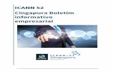 ICANN 52  Cingapura Boletim informativo empresarial