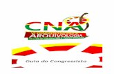 Guia do congressista do VI CNA - Congresso Nacional de Arquivologia - 2014 - Santa Maria - RS