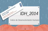 IDH - Índice de Desenvolvimento Humano