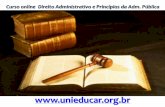 Curso online direito administrativo e principios da administracao publica
