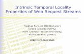 On the Intrinsic Locality Properties of Web Reference Streams