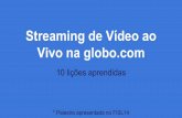 JoinCommunity - Streaming de vídeo ao vivo na globo.com