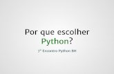 Por que escolher Python?