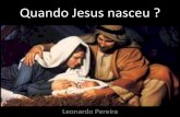 Quando jesus nasceu para você ( Leonardo Pereira).