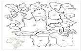Quebra cabeça mapa do brasil e mapa dos continentes