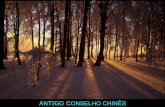 ANTIGO CONSELHO CHINES