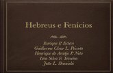 Hebreus e fenícios: religião e sociedade - Prof. Elvis John