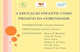 Apresentação: A Educação Infantil como projeto da comunidade- Aldo Fortunati.