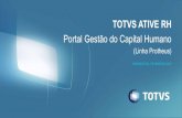 TOTVS ATIVE - RH - Portal Gestão de Capital Humano - Protheus