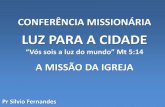 Conferência Missões Urbanas 3º tema