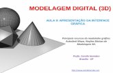 Modelagem Digital (Aula 2): Apresentação da Interface Gráfica Maya