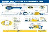 Infografico sobre a mão de obra temporária