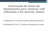 Automação de testes de desempenho para sistemas web utilizando a ferramenta Jmeter