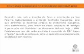 CONFISSÃO EVANGÉLICA DO CONGRESSO REFORMA HOJE