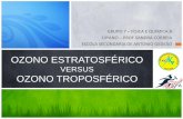 Ozono Estratosf©rico VS Troposf©rico