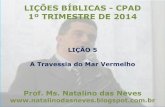 2014-1 tri- lição 5 - A TRAVESIA DO MAR VERMELHO