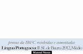 Prova de língua portuguesa da ibfc resolvida e comentada, ilsl de bauru, 2012, médio