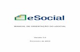 eSocial - Manual de Orientação [OFICIAL]