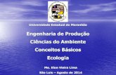 Ciências do Ambiente - Cap 1.2 - Ecologia