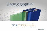 Catálogo Técnico Serie Abatible Thermia AF47