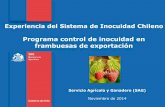 Francisco flores daza - “Programa control de inocuidad en frambuesas de exportación” - Boas Práticas Agropecuárias e Produção Integrada - De 11 a 14 de novembro de 2014, em
