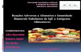 Reações adversas a alimentos e imunidade humoral: Subclasses de IgE e antígenos alimentares