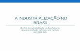 A industrialização no Brasil - Material completo