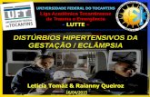 DISTÚRBIOS HIPERTENSIVOS DA GESTAÇÃO / ECLÂMPSIA - LUTTE UFT
