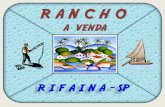 Rancho alto padrão a venda em rifaina sp