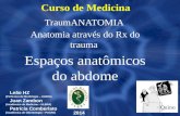7. espaços anatômicos do abdome  rx do trauma