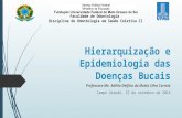 Hierarquização e epidemiologia das doenças bucais