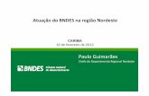 Atuação do BNDES na Região Nordeste - Denor