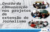 Gestão da comunicação nos projetos de extensão de Jornalismo