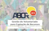 Festival 2015 - Gestão de Voluntariado para Captação