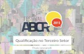 Festival 2015 - Qualificação no Terceiro Setor