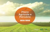 Plano Agrícola e Pecuário 2015/2016 - Plano Safra