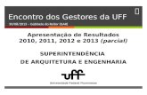 Encontro de Gestores UFF - Set/2013 SAEN - Resultados