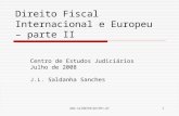 Direito Fiscal Internacional E Europeu Cej Julho De 2008 Ii